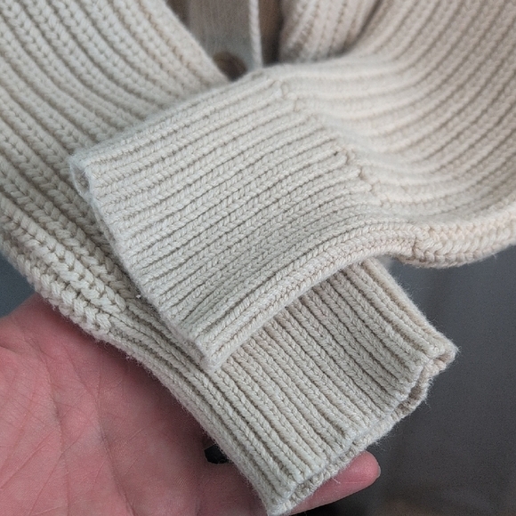 Aeropostale Cream Button-Up Cardigan - Picture 5 of 7